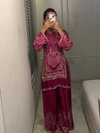 FF Kashmiri Style Viscose Masleen Digital Printed Co Ord Set Wholesalers In Delhi